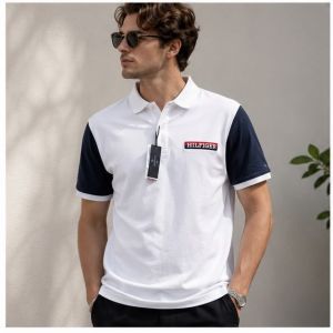 TOMMY HILFIG WHITE PREMIUM POLO