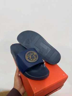 Versace Flip Flop Navy Blue 465