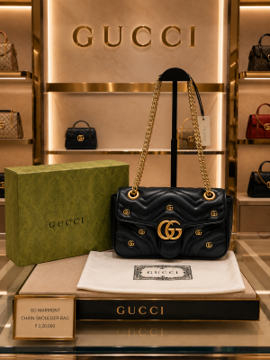 GG MARMONT SHOULDER BAG WITH DUST BAG FOLDING BOX 6353
