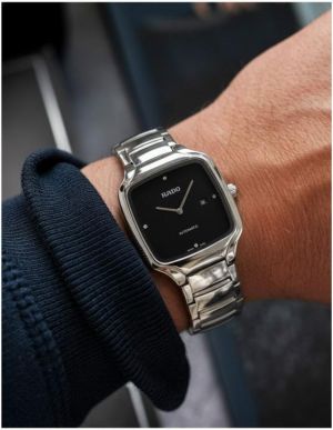 RAD- SILVER BLACK PREMIIUM WATCH