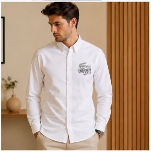 LACOSTTE WHITE  IMPORTED CLASSIC SHIRT