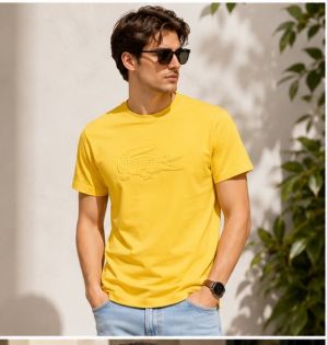 LACOSTTE YELLOW  IMPORTED CLASSIC TSHIRT