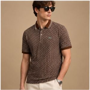 LACOSTTE BROWN  IMPORTED CLASSIC TSHIRT