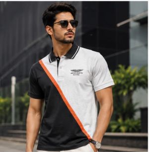 HACKET GREY ORANGE PREMIUM IMPORTED TSHIRT