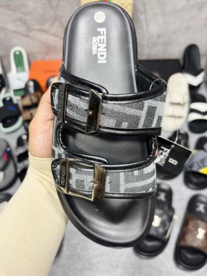 FENDDI FEEL SANDALS BLACK