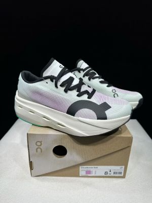 On CloudBoom Volt White Purple Running 