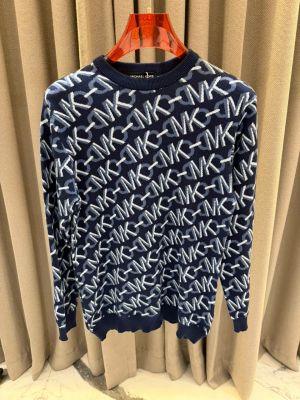 MK_Full Monogram imported Sweatshirt Navy