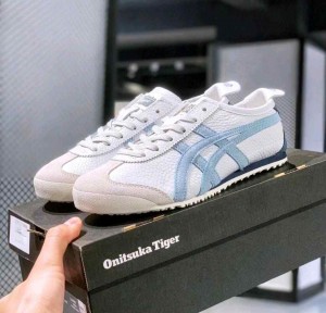 onitsukkaa tigerrr Mexico 66 White Mint-Blue
