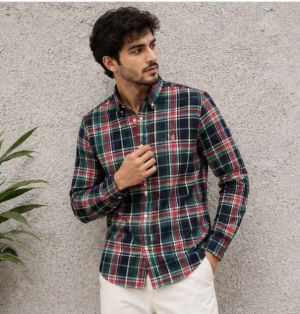 RALPPH LAUREN CHEQUES PREMIUM CLASSIC SHIRT