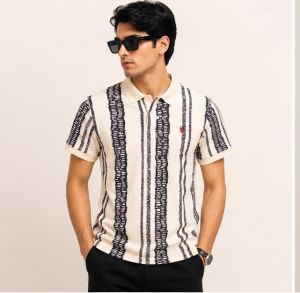 RALPPH LAUREN WHITE BLACK PREMIUM CLASSIC SHIRT