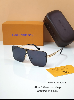 LOUI VITTO 22297 GOLD BLACK STYLISH TRENDING ALL TIME HIT MODEL
