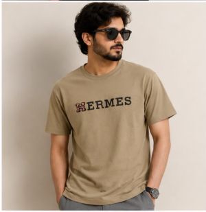 HERM BEIGE FRONT PREMIUM TSHIRT
