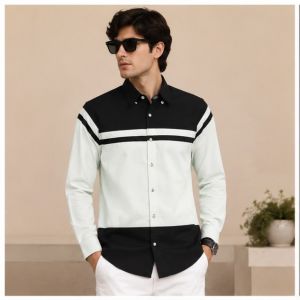 ZAR GREEN WHITE PREMIUM WHITE PREMIUM SHIRT