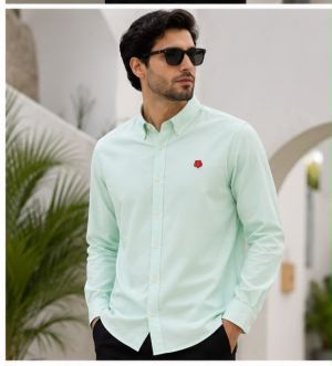 KENZO SEA GREEN PREMIUM IMPORTED SHIRT