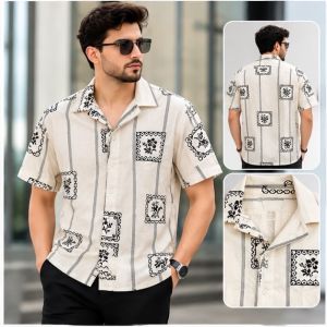 ZAR WHITE BANDANA PREMIUM SHIRT