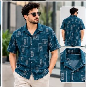 ZAR BLUE  BANDANA PREMIUM SHIRT
