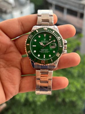 Rolee-x submariner silver green premium watch