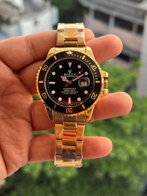 Rolee-x submariner gold black premium watch