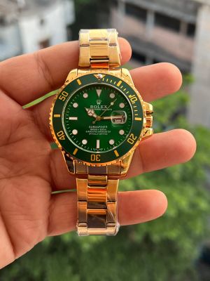 Rolee-x submariner gold green premium watch