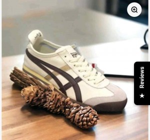 TIGER Mexico 66 Cream Brown Shoe