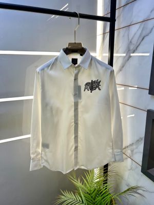 Arman_ Exchange White Premium Shirt With Brand Box Packing And Carry Bag F2839-WH