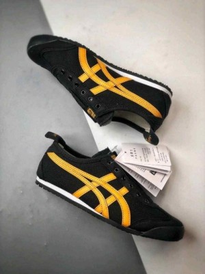 Onitsuk a Tiger Mexico 66 Slip On Black Yellow 402