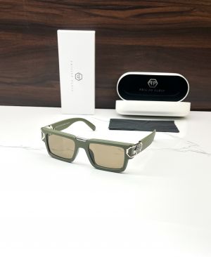 PHILLIPP PLEIN 01 GREEN BROWN GLASSES 