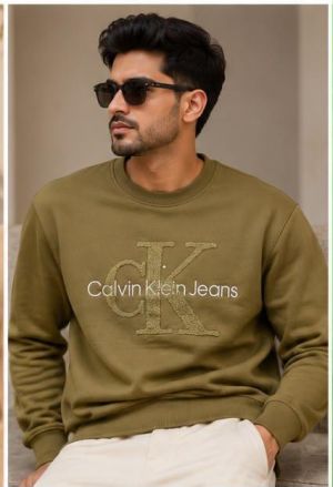 CK PREMIUM OLIVE GREEN PULLOVER