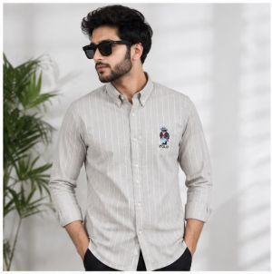 RL POLO PREMIUM GREY TEDDY SHIRT