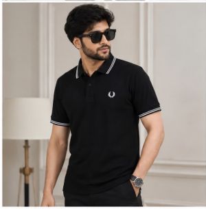FRED PERRY PREMIUM BLACK CLASSIC POLO