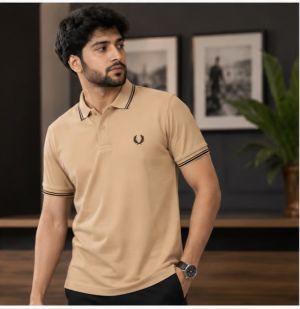 FRED PERRY PREMIUM BEIGE POLO