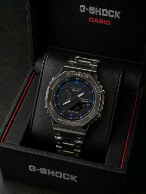 G SHOCK GA 2100 Silver Multi dial