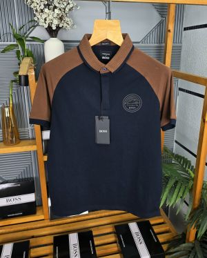 Bs Collor T Shirt Navy K260-NY
