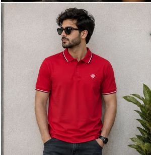 CASA BLANCA PREMIUM RED POLO TSHIRT