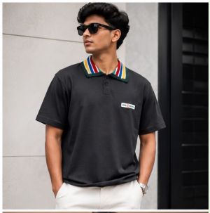  CASA BLANCA PREMIUM BLACK  POLO