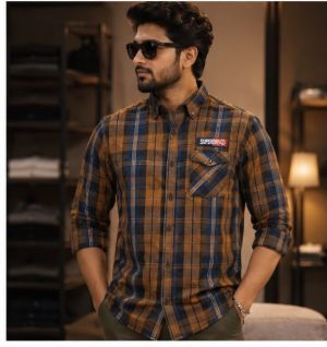 SUPERDRY PREMIUM ORANGE SHIRT