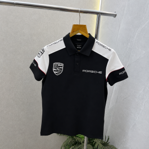 Bos X Porsche Edition Black Premium Polo Tshirt 560
