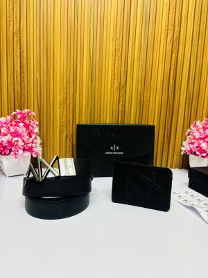 301 AX ARMANNI PREMIUM QUALITY BELT WALLET COMBO 