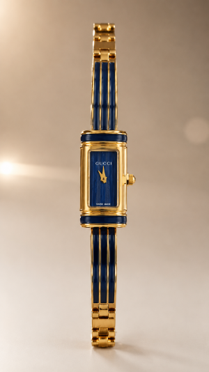 GUCCCI BAMBOO LADY ANALOG BLUE 735