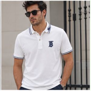 BURBERRRY PREMIUM WHITE IMPORTED POLO