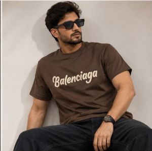 BALENCIAG BROWN PREMIUM TSHIRT
