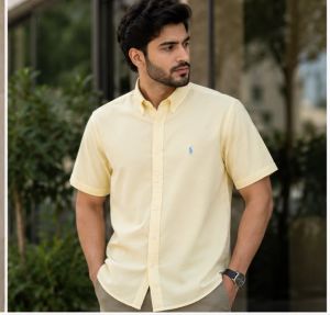 RL POLO PREMIUM CLASSIC YELLOW SHIRT