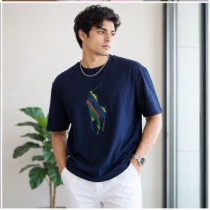 RL POLO PREMIUM CLASSIC BLUE TSHIRT