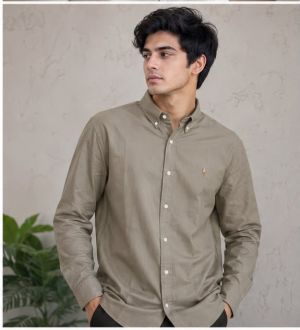 RL POLO PREMIUM CLASSIC GREEN SHIRT