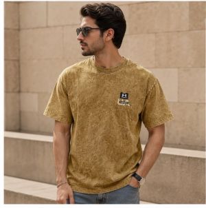 UA ARMOUR YELLOW PREMIUM CAMO TEE