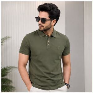 GUCCCI PREMIUM GREEN KNITTED IMPORTED POLO