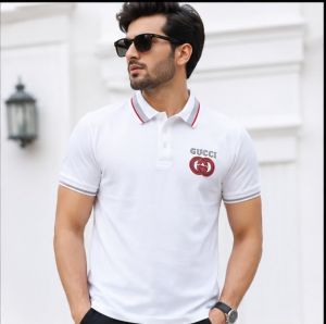 GUCCCI PREMIUM WHITE IMPORTED  POLO