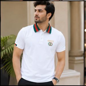 GUCCCI PREMIUM WHITE  IMPORTED POLO