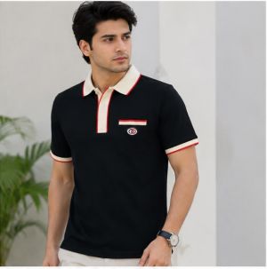 GUCCCI PREMIUM BLACK IMPORTED POLO