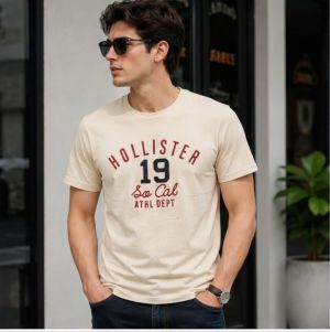 HOLLISTERR PREMIUM CREME IMPORTED TEE